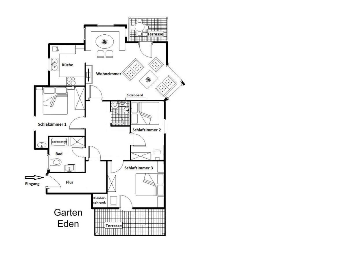 Ferienwohnung Garten Eden Sommer-Hornerbahnen Kostenlos Bolsterlang Zewnętrze zdjęcie